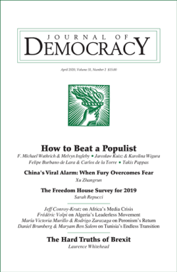 Imagen ilustrativa de Journal of Democracy: Análisis y Estudios sobre la Democracia