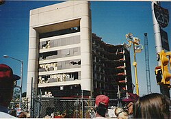 Ruinas del Edificio Murrah tras el atentado