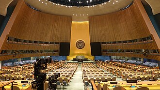 Salón de la Asamblea General de la ONU