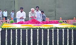 Vista panorámica de Raj Ghat