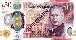 Billete de 50 libras esterlinas