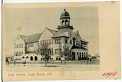 Long Beach High School en 1905