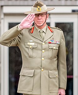 David Hurley en uniforme militar