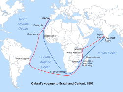 Mapa de rutas marítimas históricas