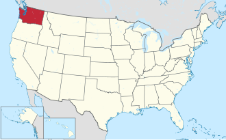 Mapa de Washington