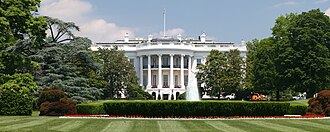 Césped sur de la Casa Blanca