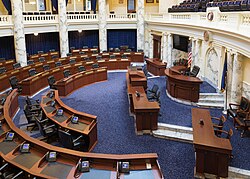 Fotografía o diagrama de Legislatura de Idaho: Estructura, Funciones y Composición