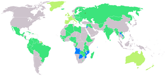 Mapa de países que boicotearon los juegos