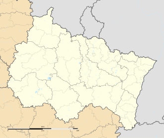 Mapa de ubicación de Seuil en la región Grand Est