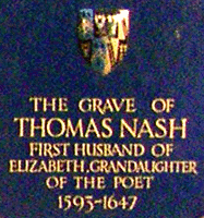 Lugar de descanso de Thomas Nash
