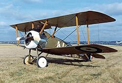 Aeronave utilizada por el Royal Flying Corps