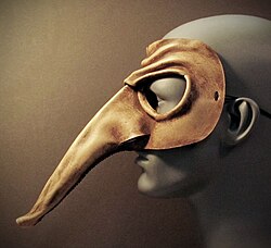 Máscara y vestuario de Zanni
