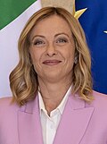 Giorgia Meloni en funciones oficiales