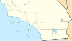 Ubicación en el sur de California