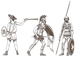 Diagrama de escudo griego