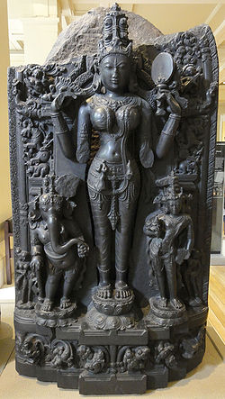 Detalle de la Diosa Parvati
