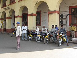 Moto-taxi en India