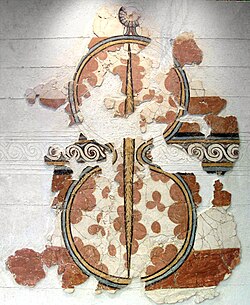 Detalle de escudo medieval