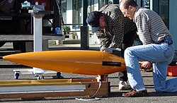 Esquema de planeador submarino