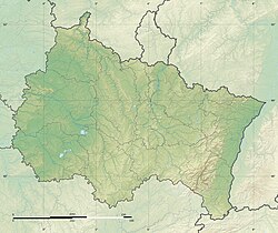 Ubicación del río Vence en la región Grand Est