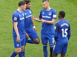 Schneiderlin en el Everton