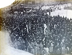 Manifestación a favor de la independencia