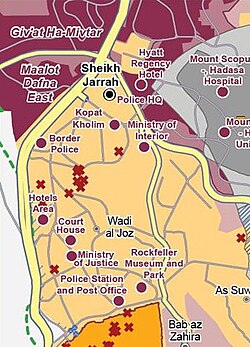 Calles de Sheikh Jarrah