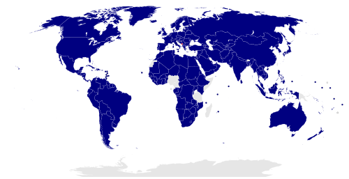 Mapa de relaciones diplomáticas