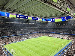 Detalles arquitectónicos del Bernabéu