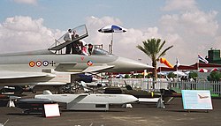 Aeronaves en exhibición en el Dubai Airshow
