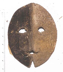 Frontal de un visard de terciopelo del siglo XVI