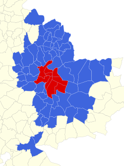 Comunas de la metrópolis de Lyon
