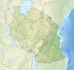 Ubicación de la Cueva de Mumba en Tanzania
