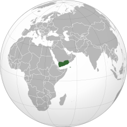 Mapa de Yemen