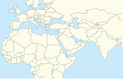 Ubicación en Medio Oriente