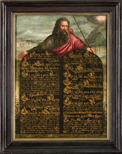 Lista de los Diez Mandamientos
