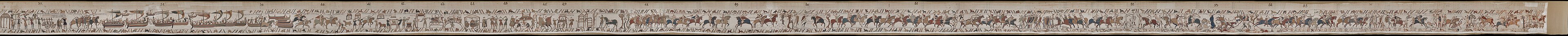 Segunda mitad del Tapiz de Bayeux