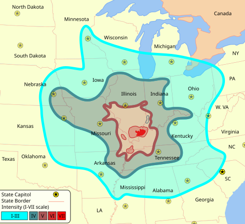 Mapa de isoseismas