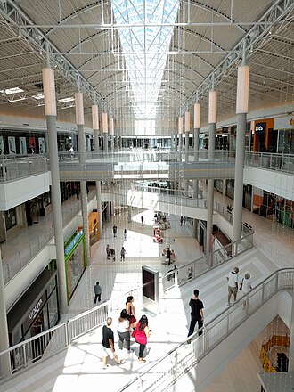 Pasillo interior del Mall of America