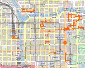 Imagen ilustrativa de Sistema de Pasajes Peatonales de Chicago