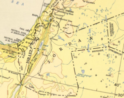 Mapa contemporáneo de 1955