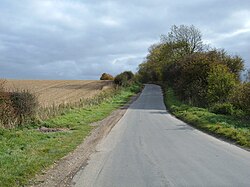 Camino rural en Yorkshire Wolds