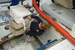 Sandra Magnus en el espacio