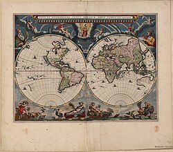 Ilustración de atlas antiguo