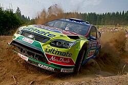 Coche de carreras moderno