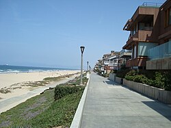 Ciclovía en Hermosa Beach