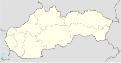 Ubicación de la Universidad Comenius en Eslovaquia